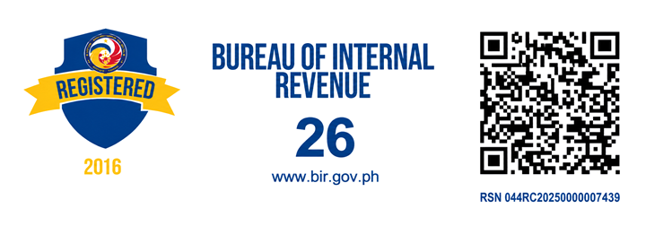 BIR registered 2016, RSN 044RC20250000007439