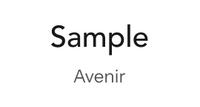Avenir font
